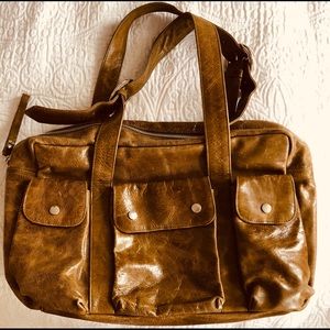 Latico distressed Green Leather Lozenge Purse